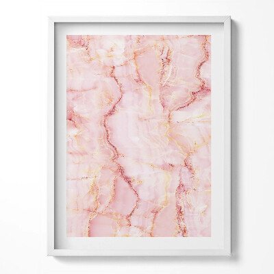 Obraz v rámu Glamour mramorová textura