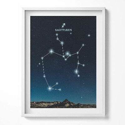 Obraz v rámu Zodiac souhvězdí Střelec