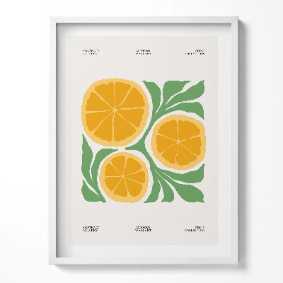 Obraz v rámu Ilustrace rostlin a květin