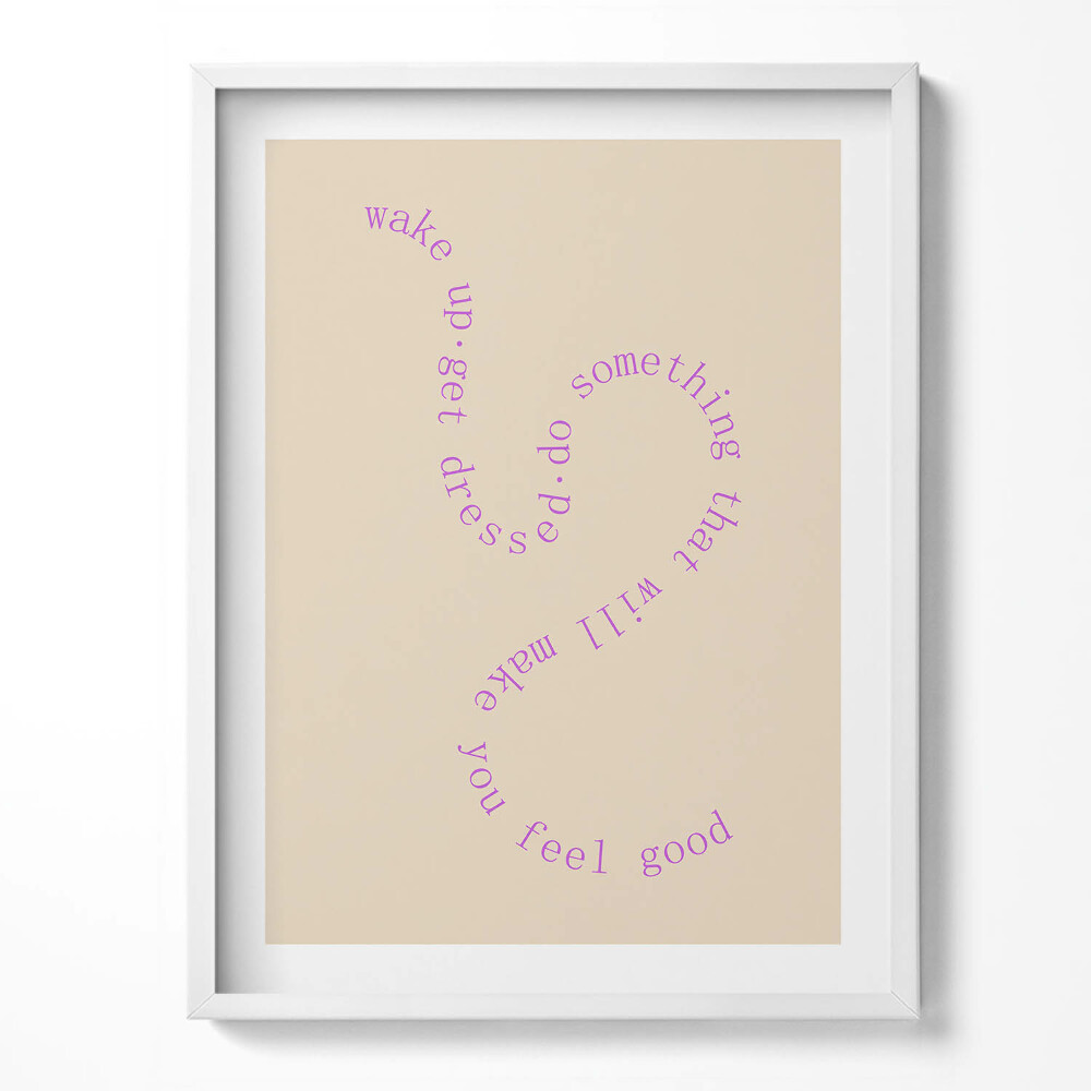 Obraz v rámu Motivační inspirativní věta