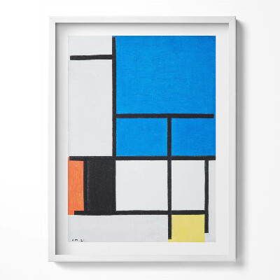 Obraz v rámu Geometrické moderní abstrakce