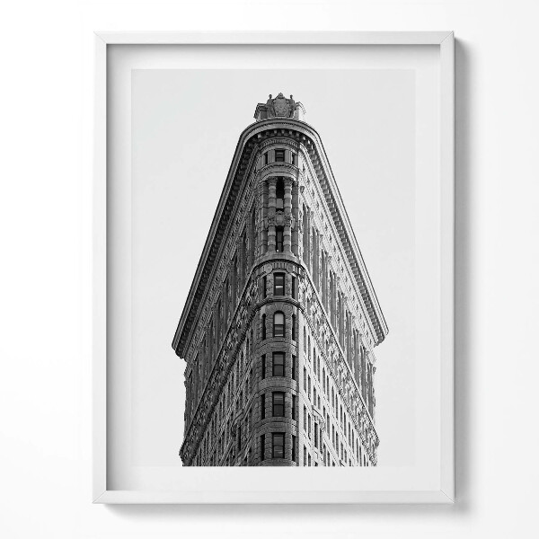 Obraz v rámu Symetrická budova