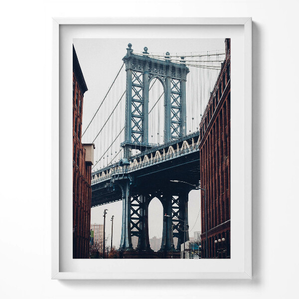 Obraz v rámu Architektura města mostu