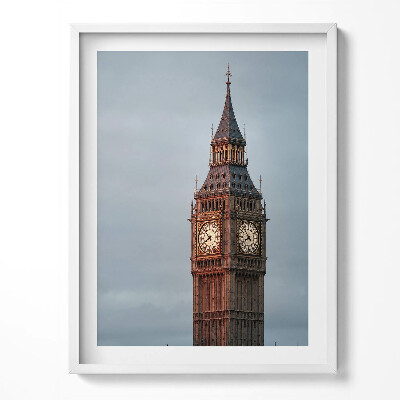 Obraz v rámu Big Ben ve večerním Londýně