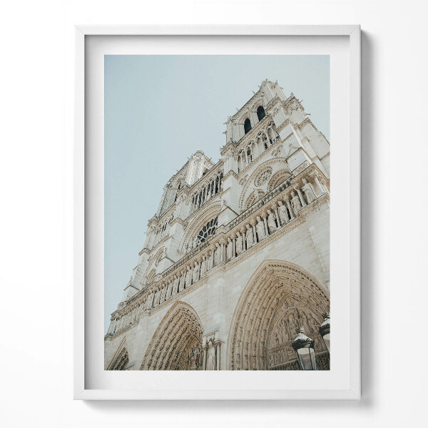 Obraz v rámu Katedrála Notre Dame Paříž Francie