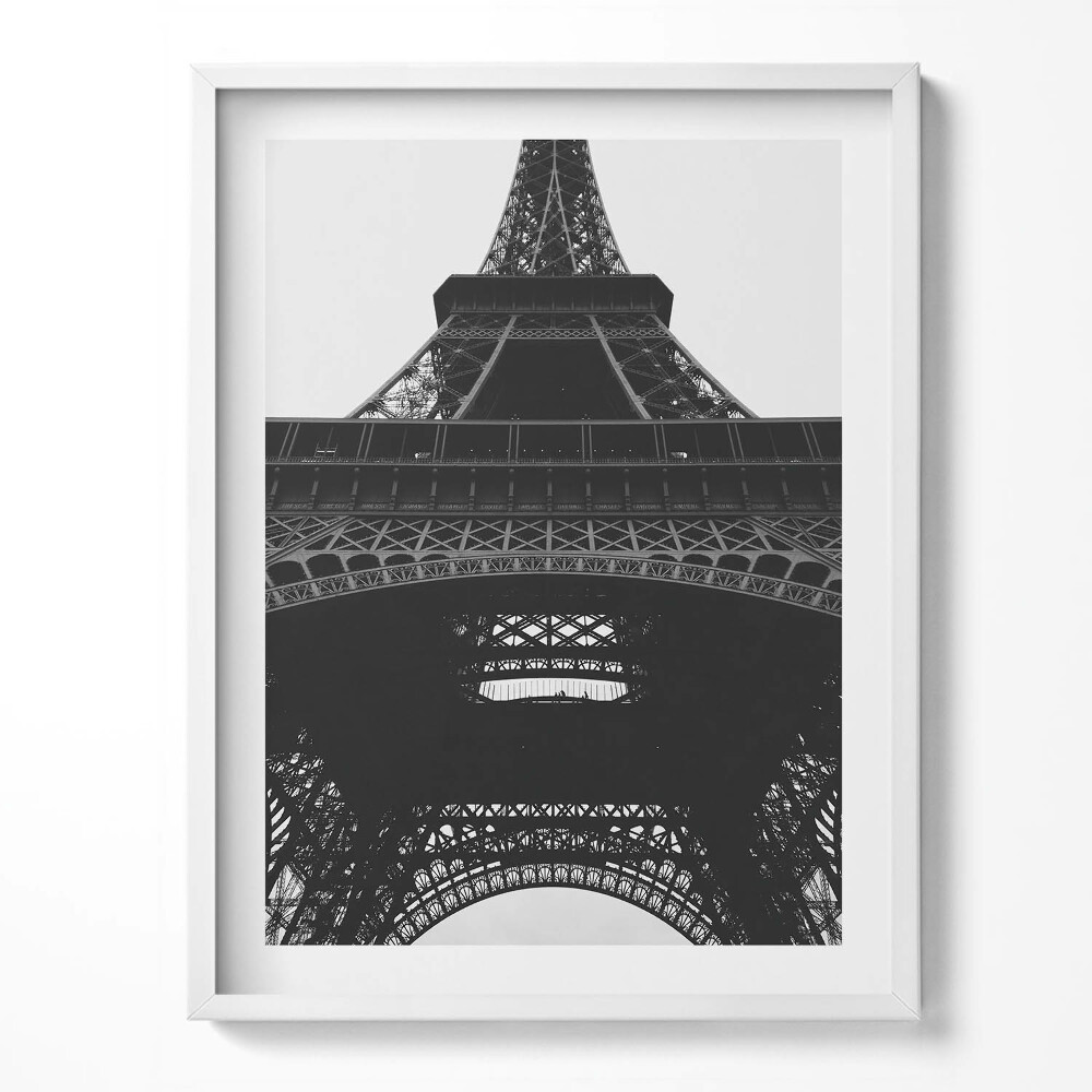 Obraz v rámu Paříž Francie Panorama Eiffelovy věže