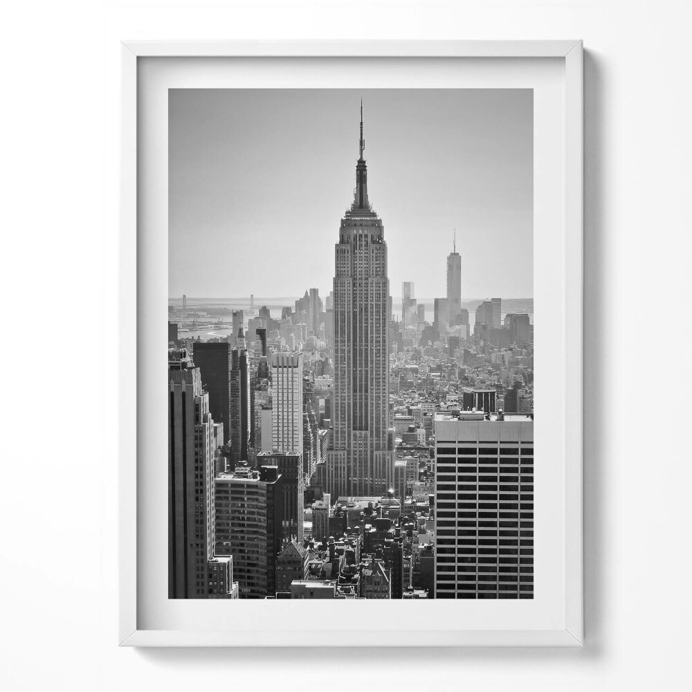 Obraz v rámu Pohled na mrakodrapy v New Yorku