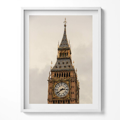 Obraz v rámu Big Ben hodiny Londýn Anglie