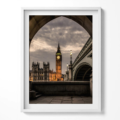 Obraz v rámu Pohled na Big Ben v Londýně