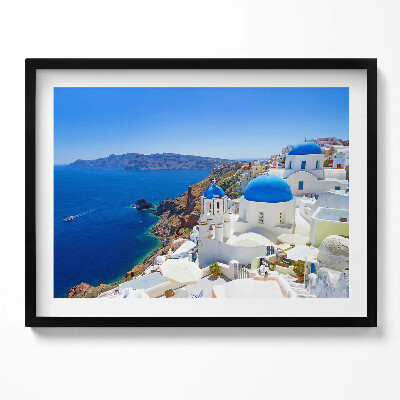Obraz s rámem Pohled na řeckou architekturu