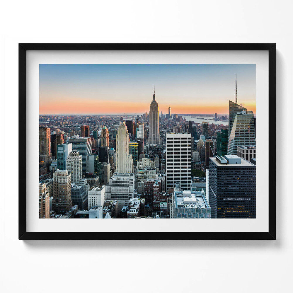 Obraz s rámem Pohled na architekturu New Yorku