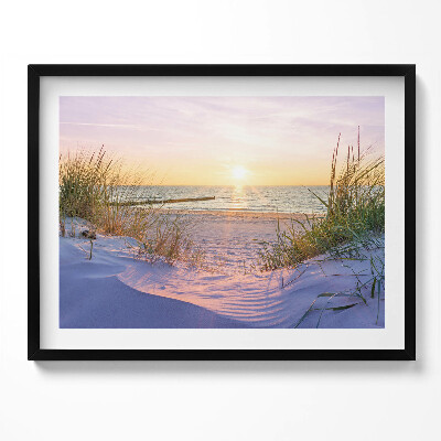 Obraz s rámem Polské moře - pláž na slunci