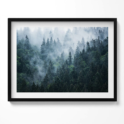 Obraz s rámem Mlžné horské krajiny