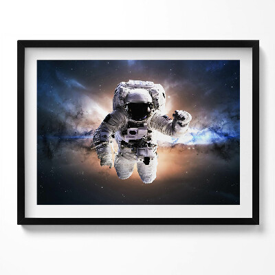 Obraz s rámem Astronaut ve vesmíru