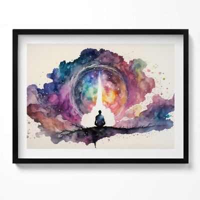 Obraz s rámem Meditační životní styl