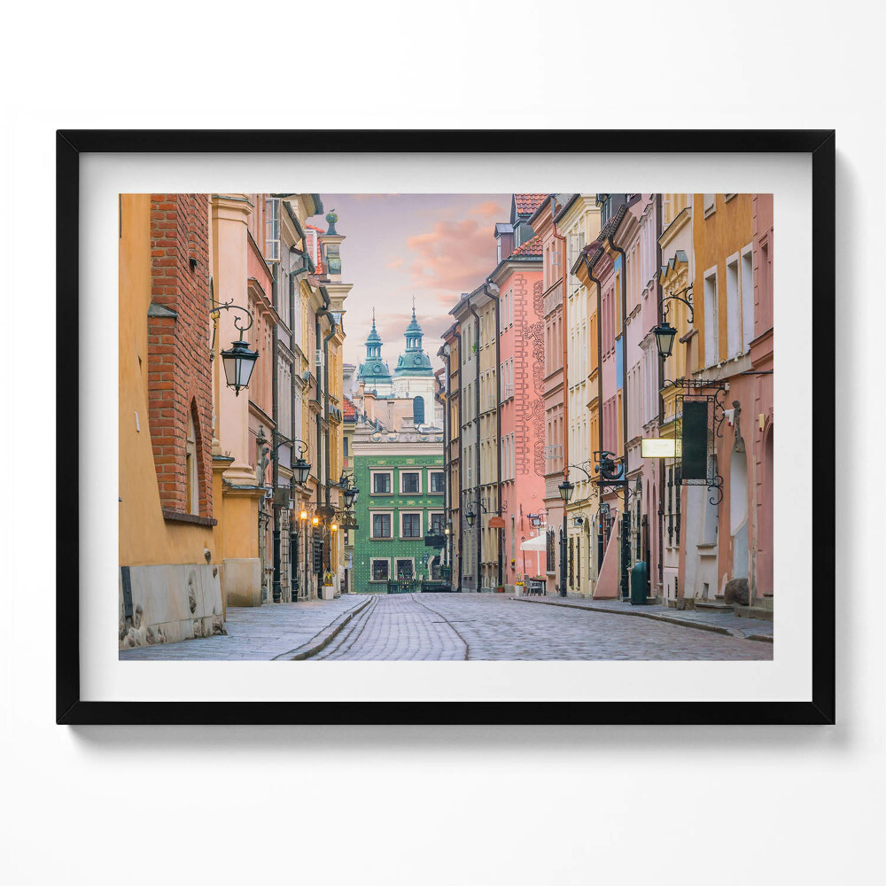 Obraz s rámem Staré město ve Varšavě