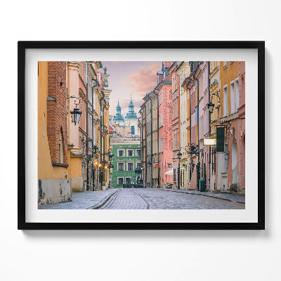 Obraz s rámem Staré město ve Varšavě