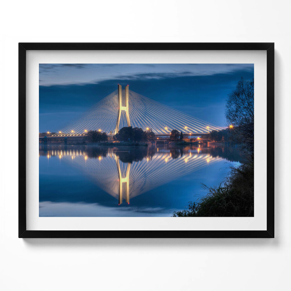 Obraz s rámem Rędziński Bridge Wrocław