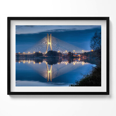 Obraz s rámem Rędziński Bridge Wrocław