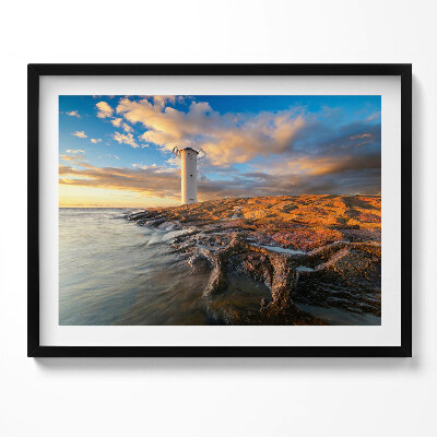Obraz s rámem Maják na Baltském moři