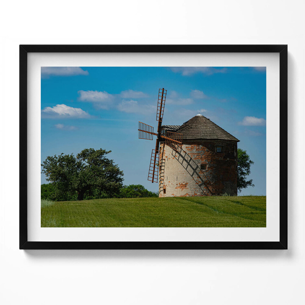 Obraz s rámem Moravský větrný mlýn