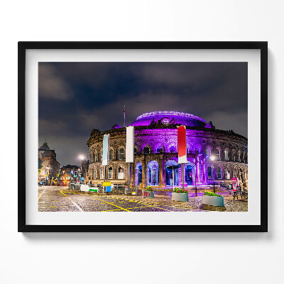 Obraz s rámem Leeds Corn Exchange v Anglii