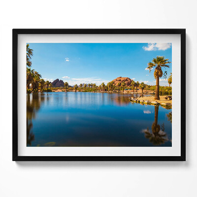 Obraz s rámem Krajina parku Papago