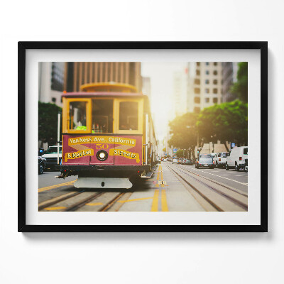 Obraz s rámem Tramvaj v San Franciscu