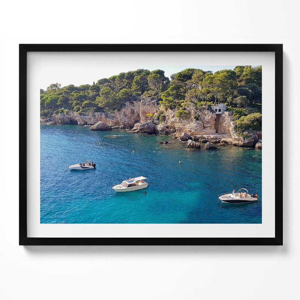 Obraz s rámem Krajina v Cap dAntibes