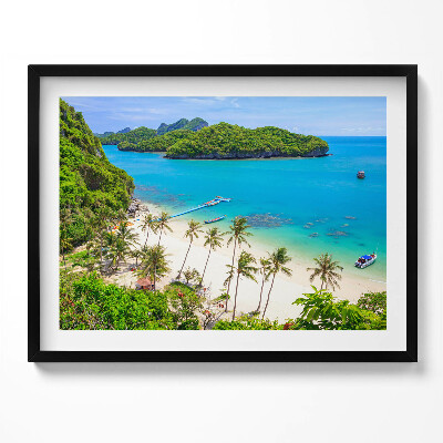 Obraz s rámem Národní park Koh Samui Thajsko