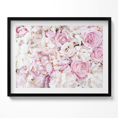 Obraz s rámem Pivoňková kytice