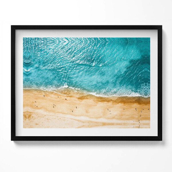 Obraz s rámem Pláž pobřeží a moře