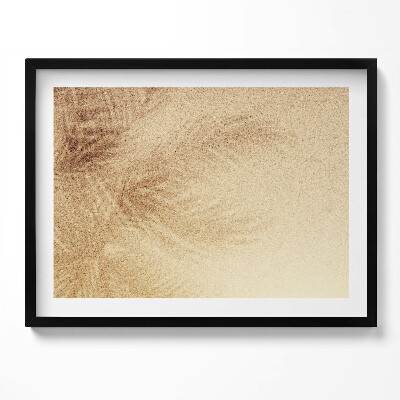 Obraz s rámem Pláž písek dovolená