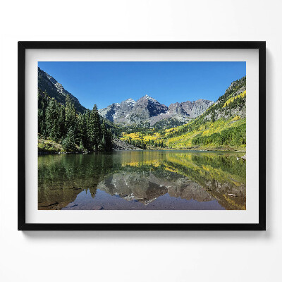 Obraz s rámem Jezerní hory a lesy