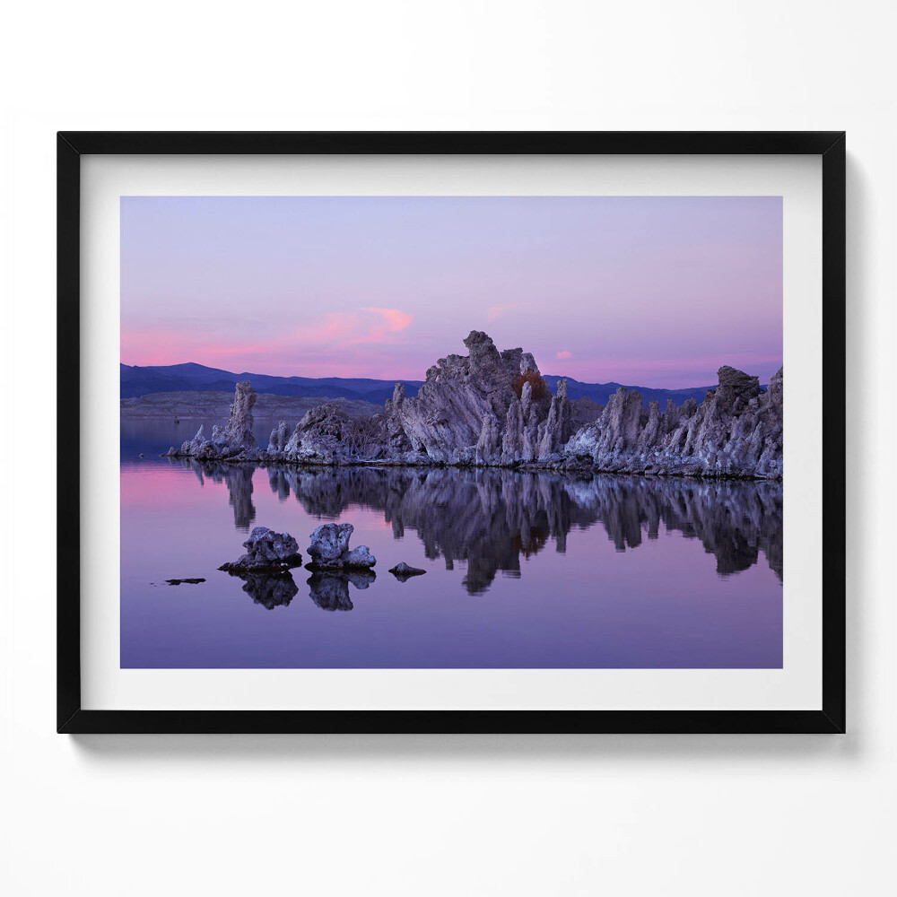 Obraz s rámem Odraz kamenů ve vodě