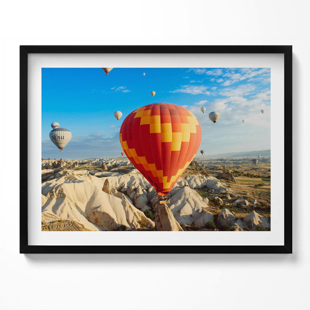 Obraz s rámem Létající balónky