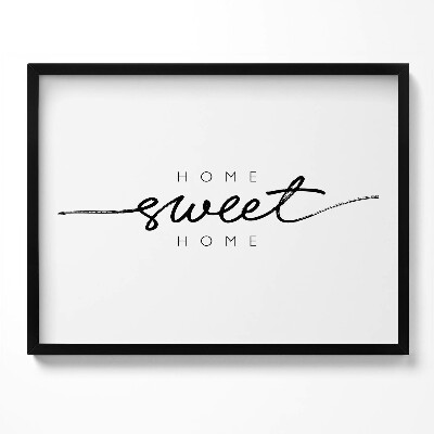 Obraz s rámem Dekorativní nápis do bytu 