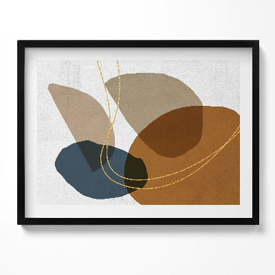 Obraz s rámem Abstraktní boho kompozice