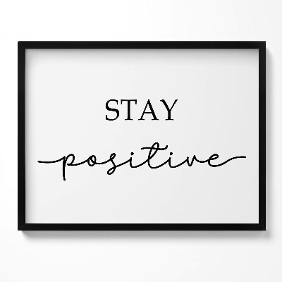 Obraz s rámem Motivační nápis 