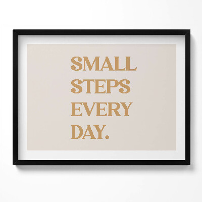 Obraz s rámem Motivační nápis 