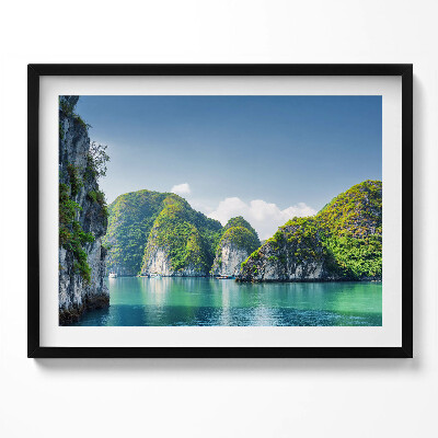 Obraz s rámem Tyrkysové moře a útesy