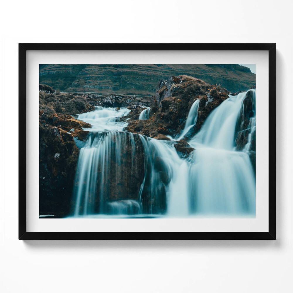 Obraz s rámem Fotografie horského vodopádu