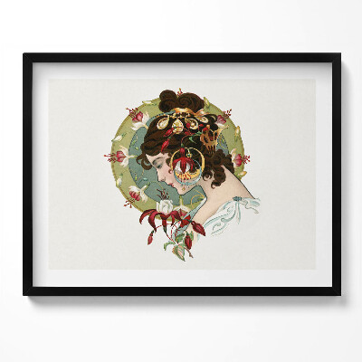 Obraz s rámem Portrét krásné ženy