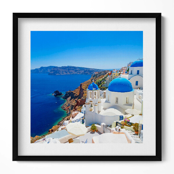 Obraz v rámu efektivní Pohled na řeckou architekturu