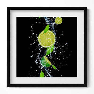 Obraz v rámu efektivní Limetková voda