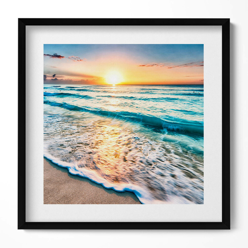 Obraz v rámu efektivní Pláž mořský písek