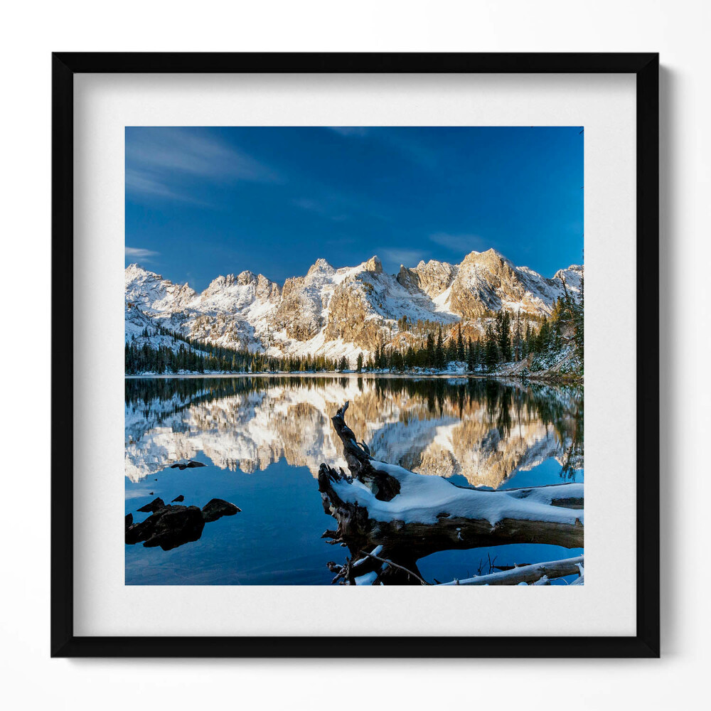 Obraz v rámu efektivní Horská přírodní krajina