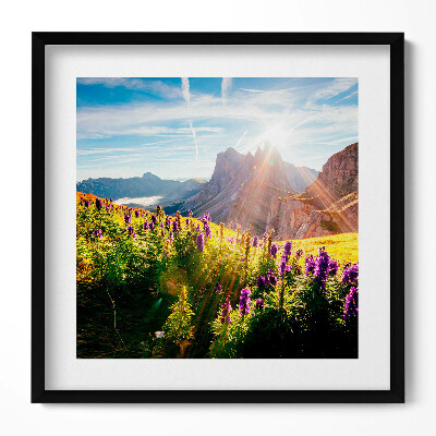 Obraz v rámu efektivní Krajina Dolomit