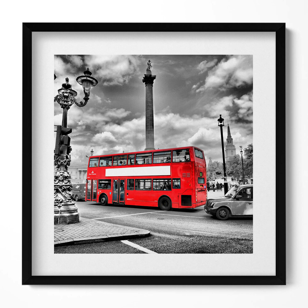 Obraz v rámu efektivní Každodenní život v Londýně