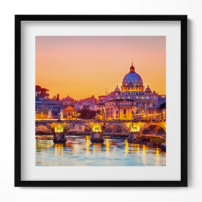 Obraz v rámu efektivní Katedrála sv. Petra v Římě